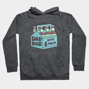 Dad Bod With Six Pack Beer Funny Hoodie